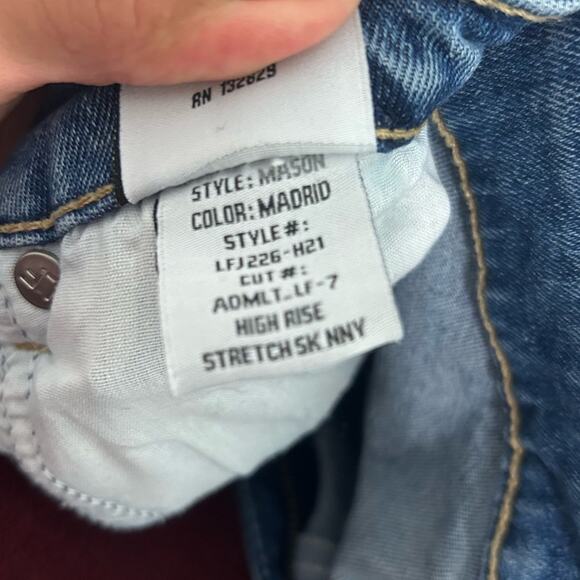 Lovers + Friends Mason High Rise Skinny Jeans Madrid Blue Women's Size 30 - Picture 15 of 15